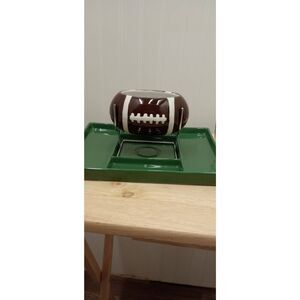 Trudeau football fondue set, game day, food, fondue new unused